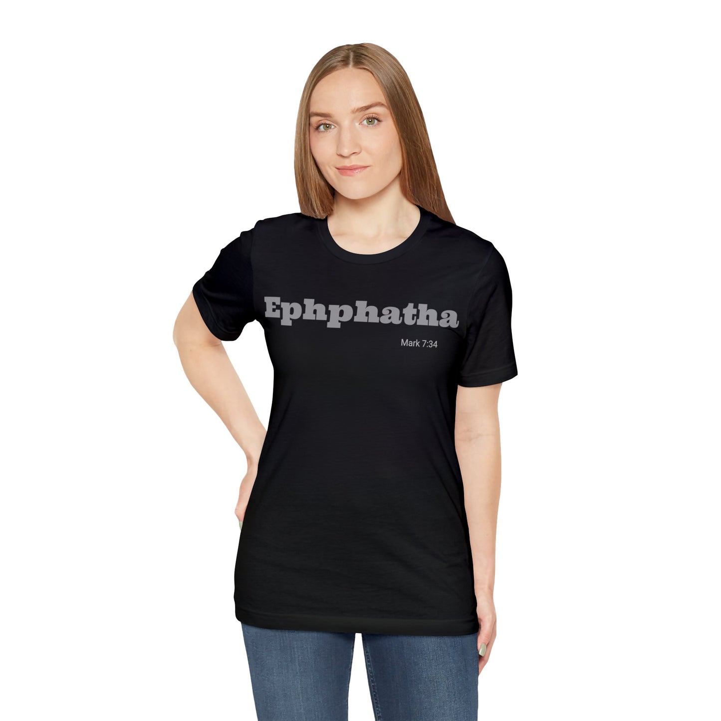 The Ephphatha Unisex Jersey Short Sleeve Tee