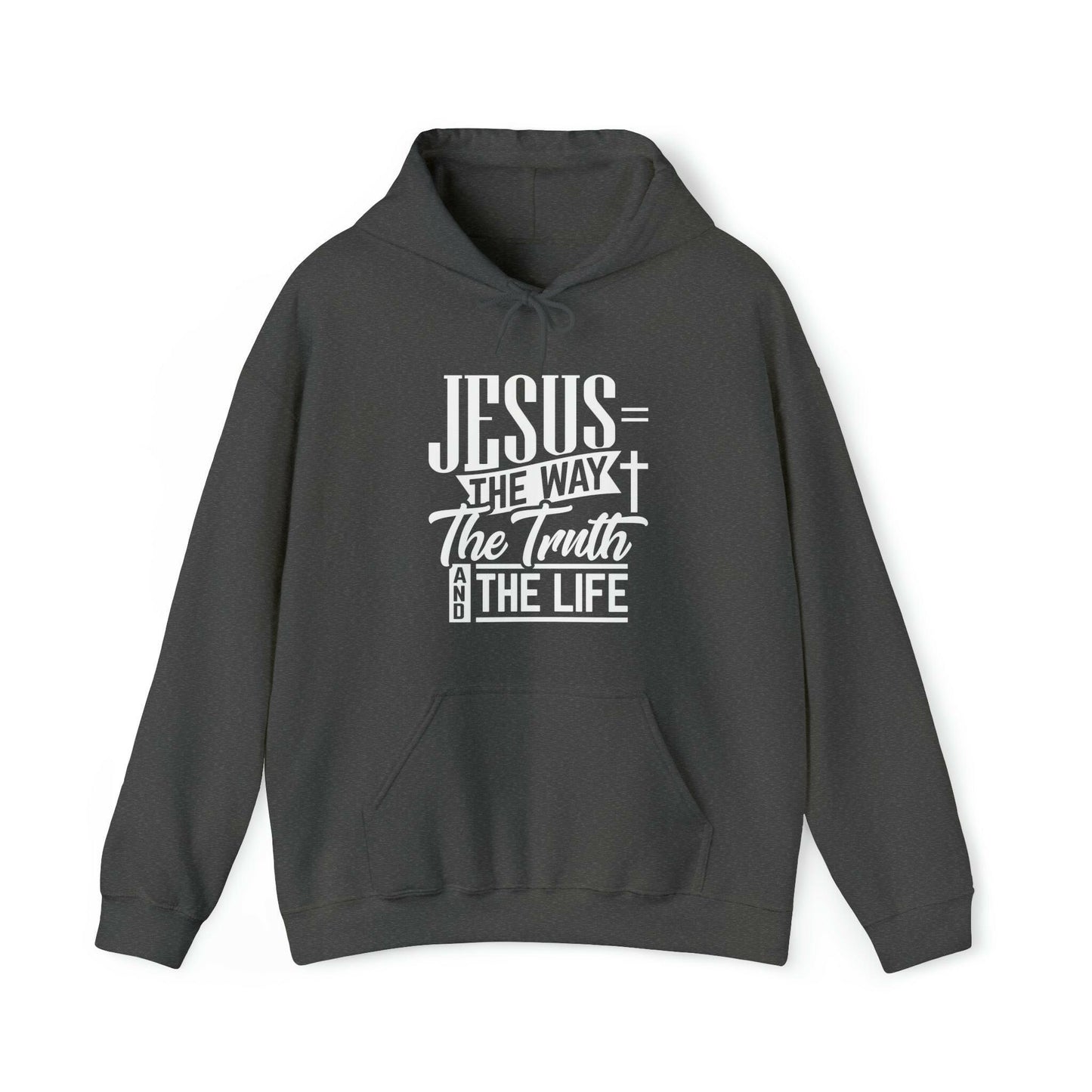 Jesus The Way Unisex Heavy Blend™ Hooded Sweatshirt.