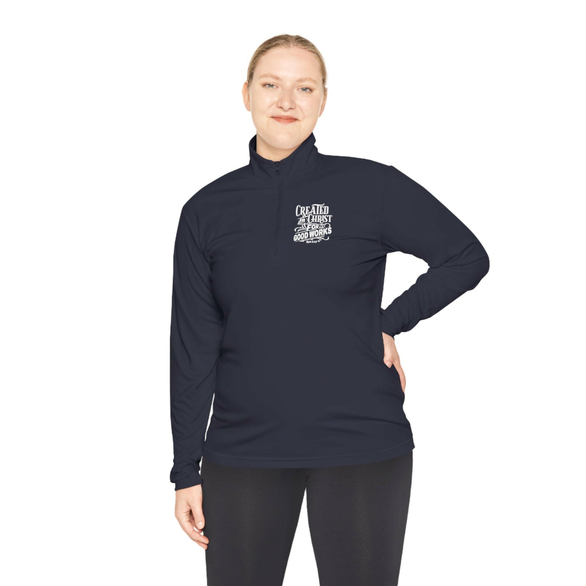 Unisex Quarter-Zip Pullover.