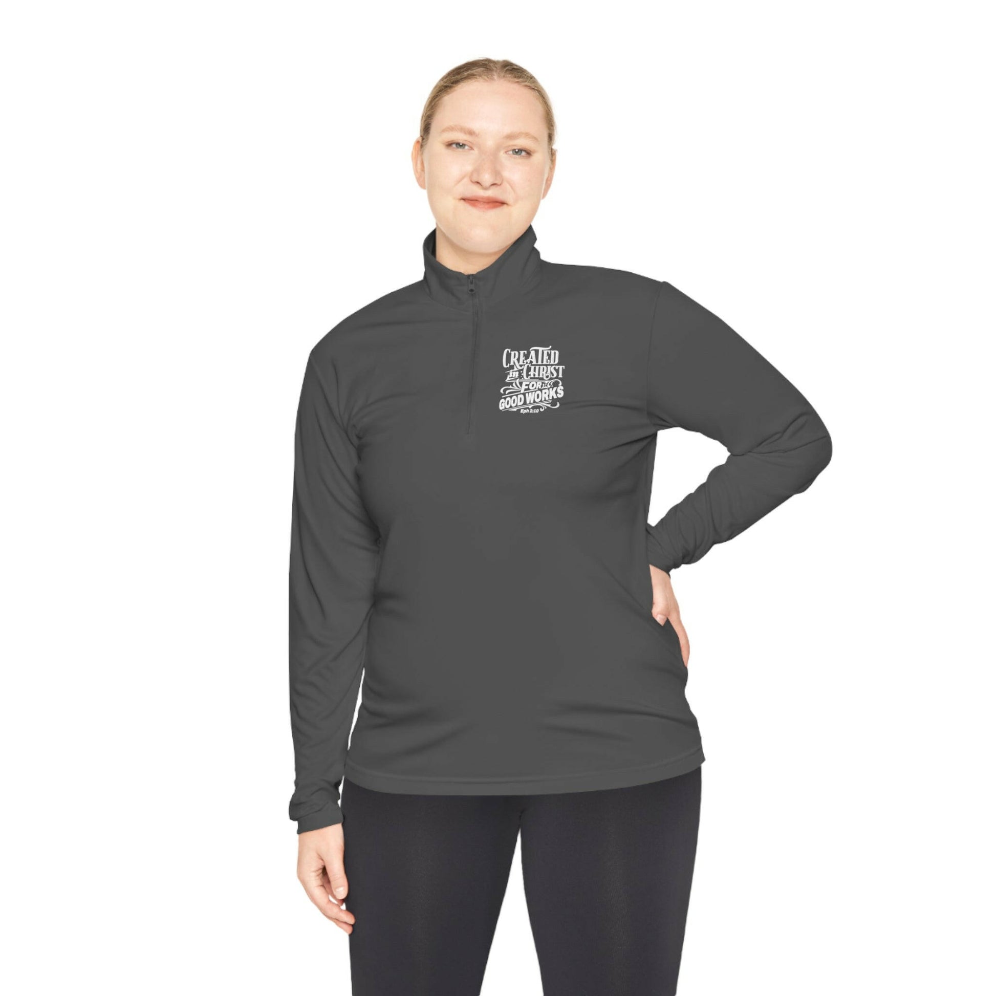 Unisex Quarter-Zip Pullover.