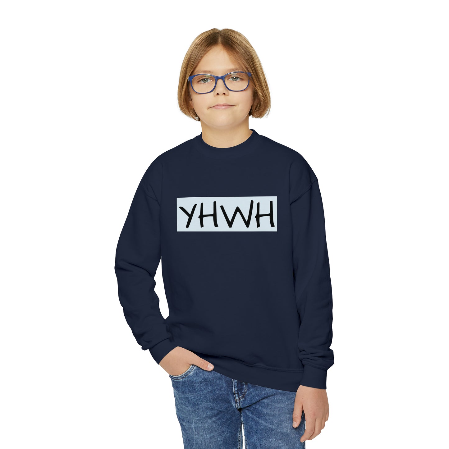 YHWH Youth Crewneck Sweatshirt