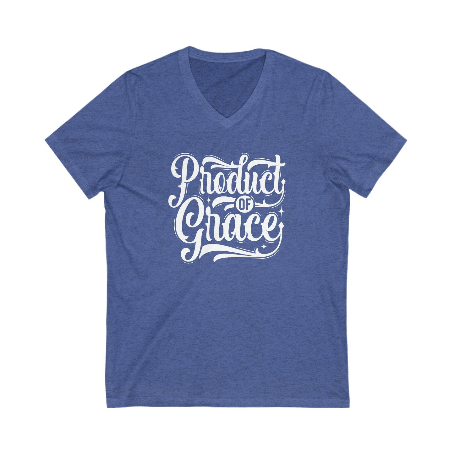 Product of Grace Jersey Short Sleeve V-Neck Tee.