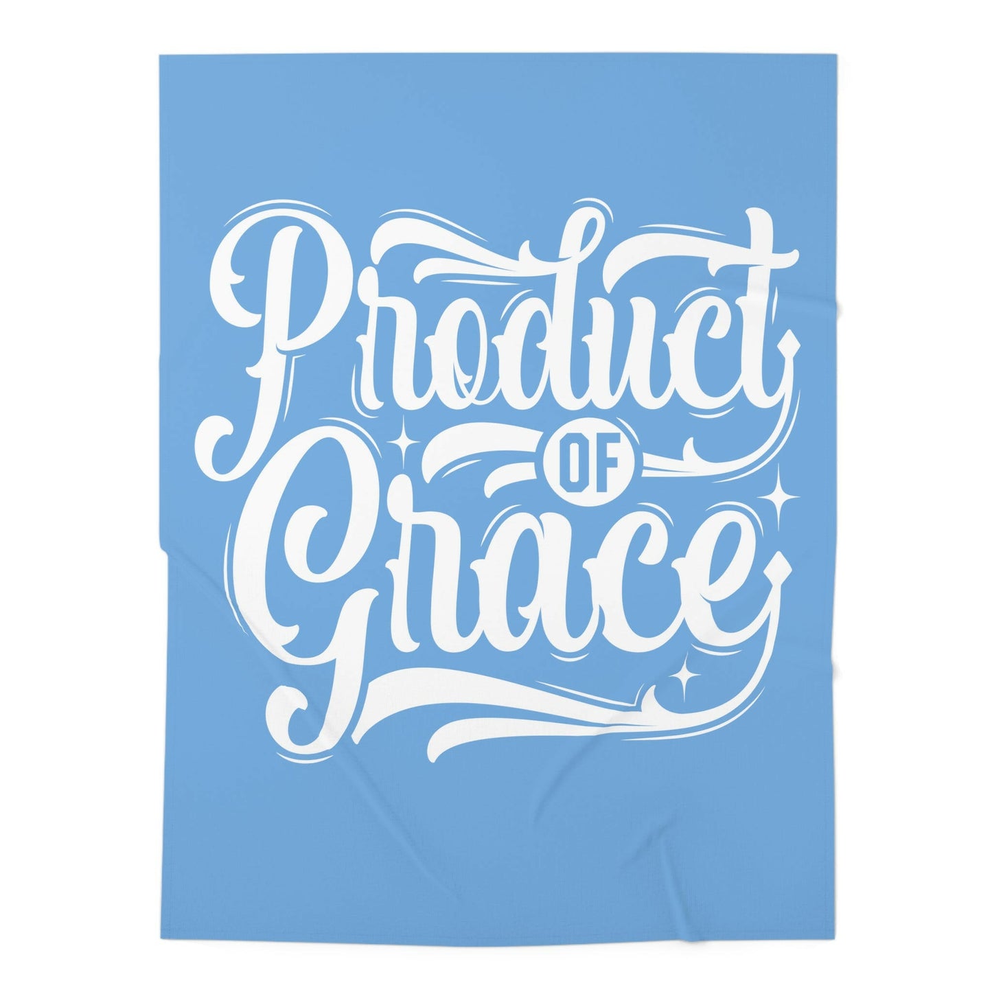 Product of Grace Baby Swaddle Blanket (Blue).