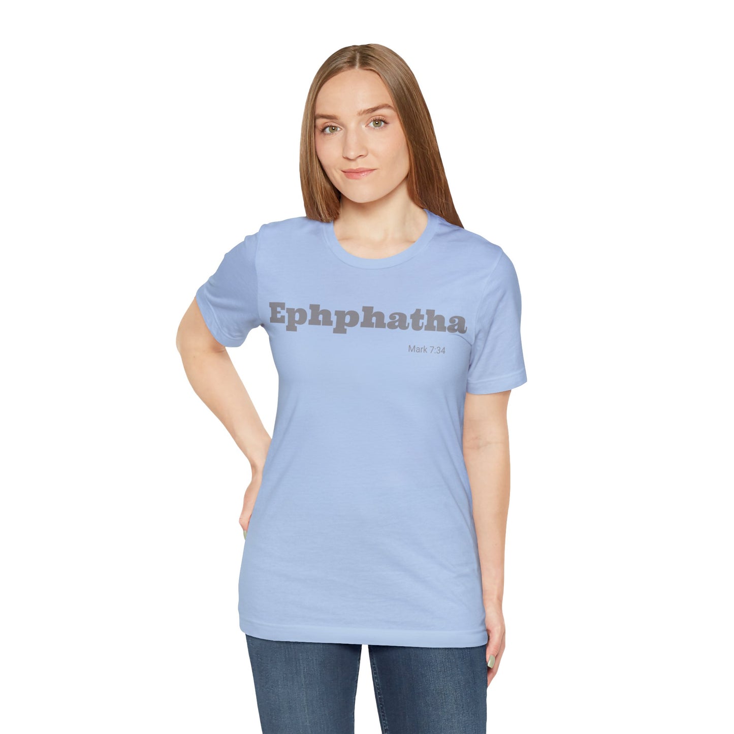 The Ephphatha Unisex Jersey Short Sleeve Tee