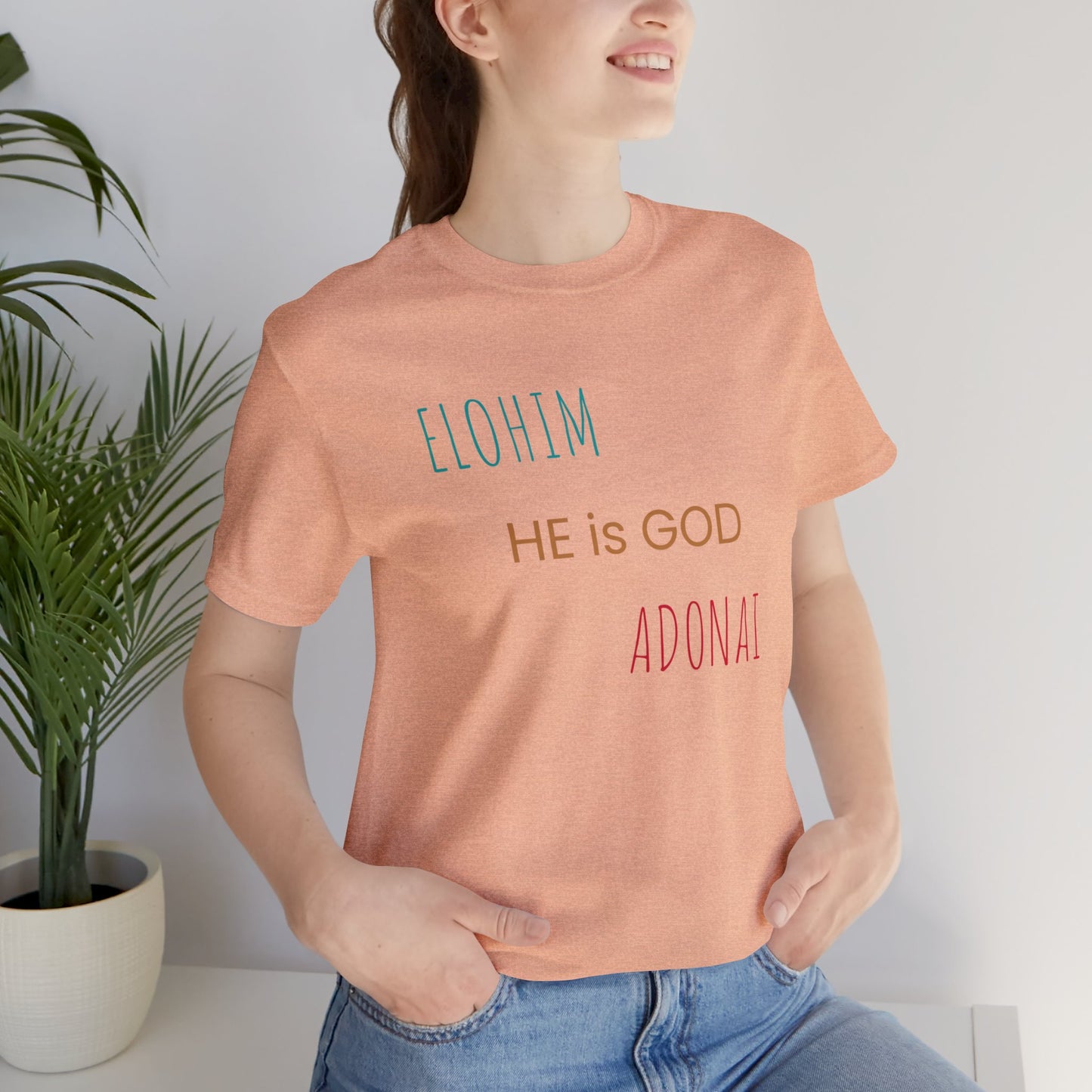 Elohim Adonai Unisex Short Sleeve Tee