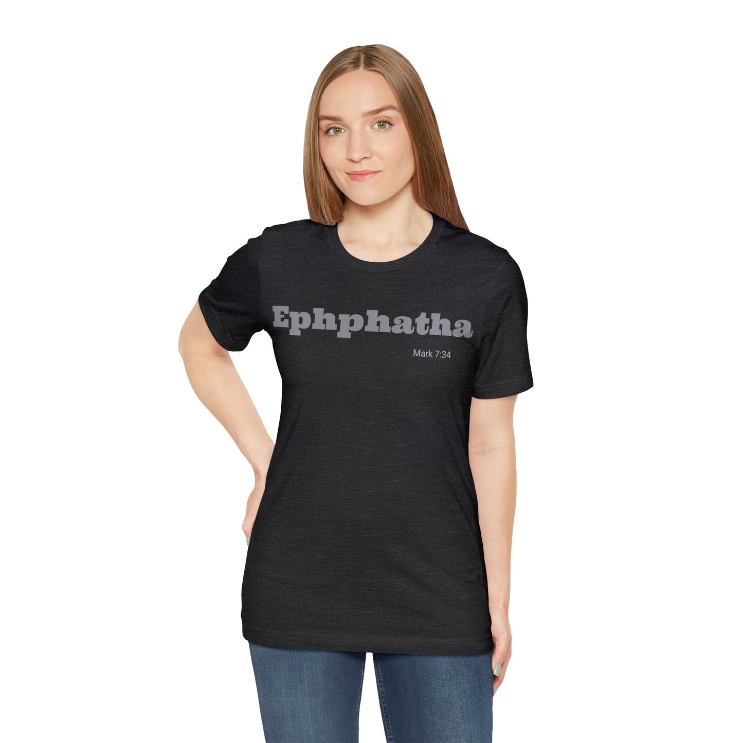 The Ephphatha Unisex Jersey Short Sleeve Tee