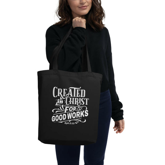 Created in Christ Eco Tote Bag.