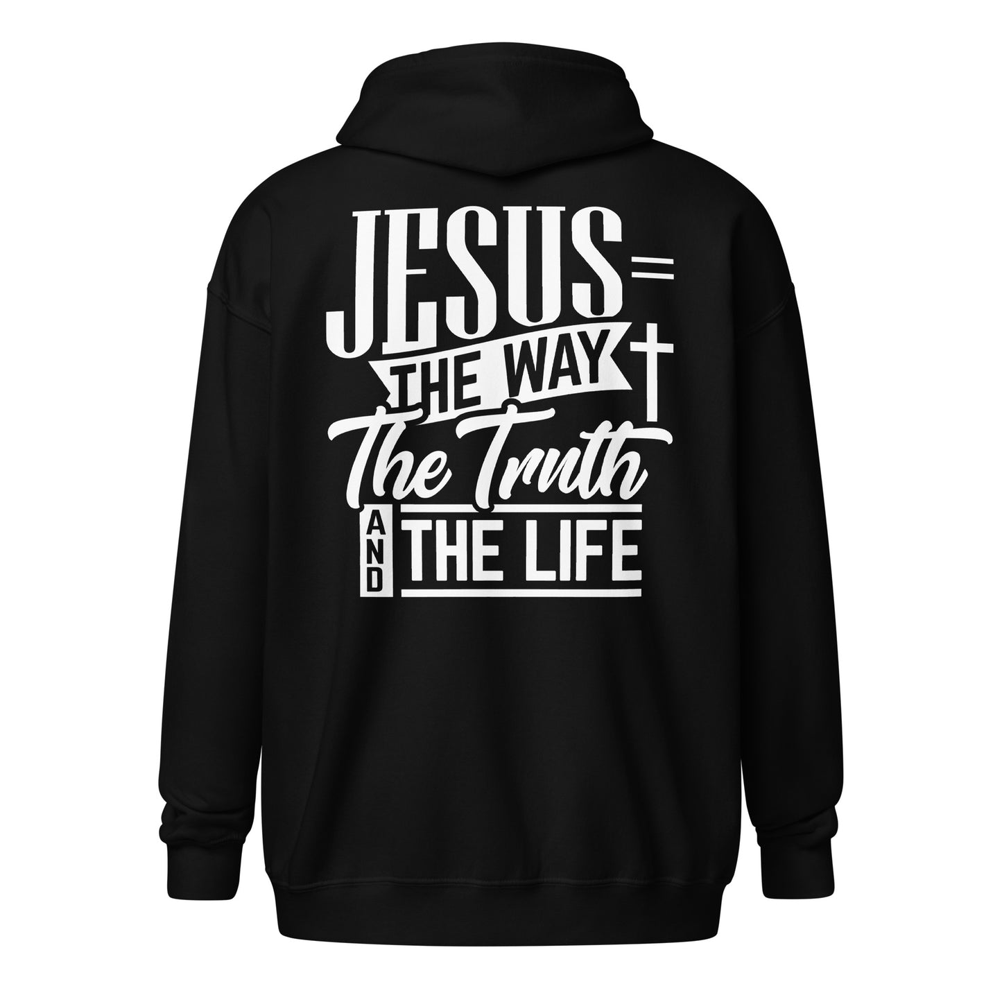 Jesus = The Way Unisex heavy blend zip hoodie