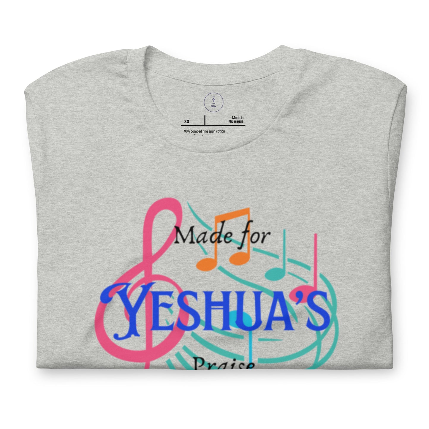 Made for Yeshua’s praise women’s t-shirt