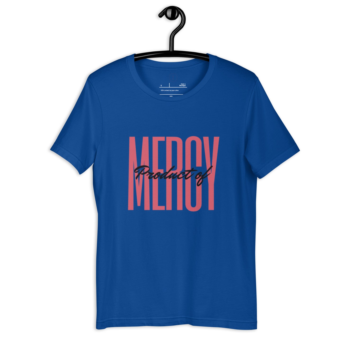 Unisex Product of mercy t-shirt